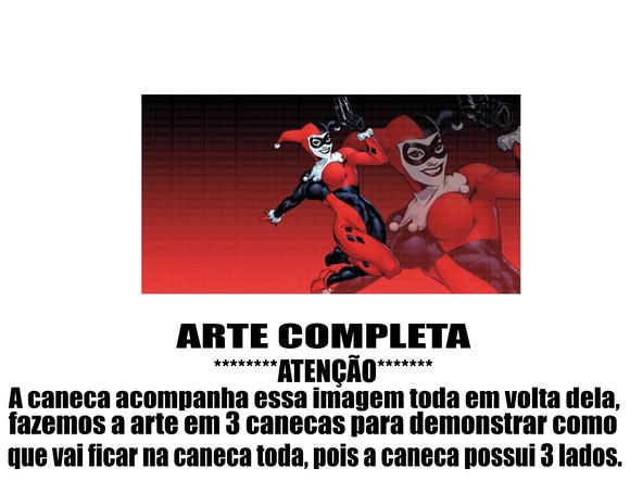 Caneca Polímero Arlequina Personalizada
