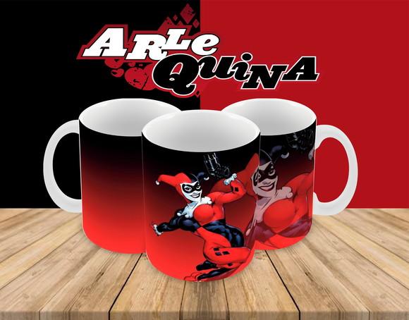 Caneca Polímero Arlequina Personalizada