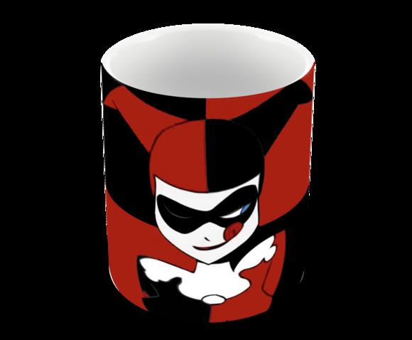 Caneca Polímero Arlequina Personalizada