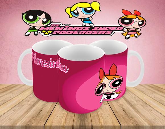 Caneca Polímero as Meninas Super Poderosas Personalizada