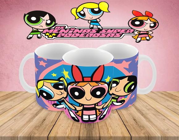 Caneca Polímero as Meninas Super Poderosas Personalizada
