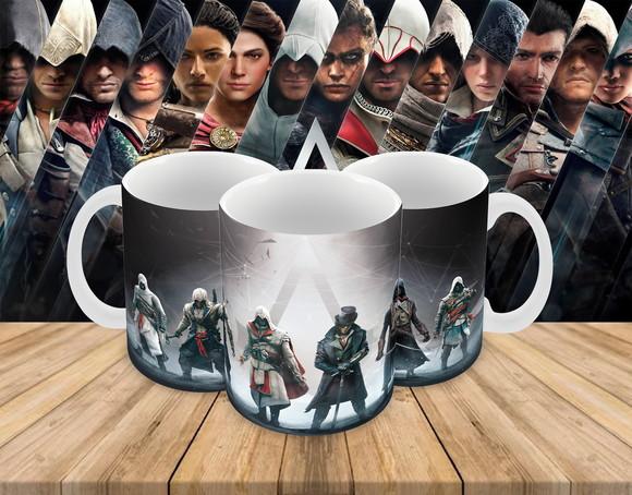 Caneca Polímero Assassins Creed Personalizada