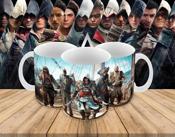 Caneca Polímero Assassins Creed Personalizada