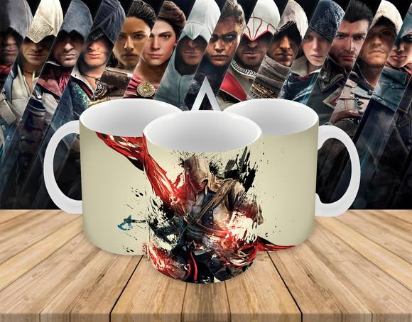 Caneca Polímero Assassins Creed Personalizada
