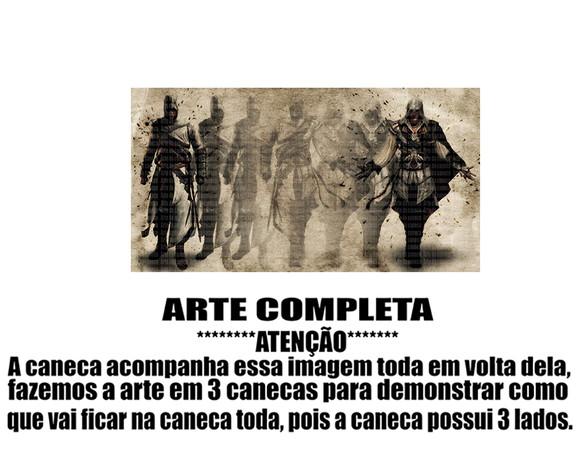 Caneca Polímero Assassins Creed Personalizada