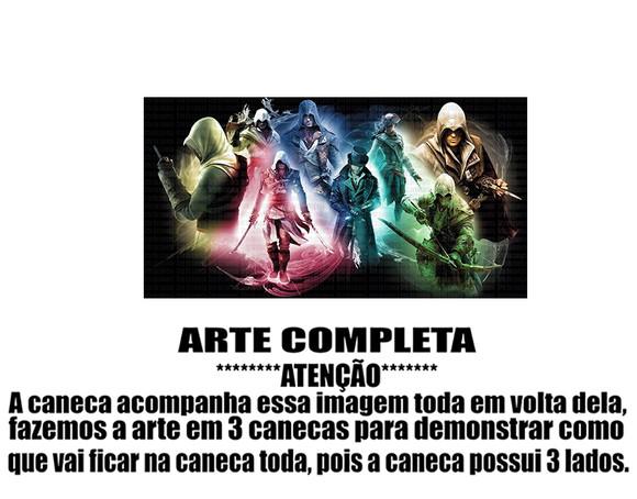 Caneca Polímero Assassins Creed Personalizada