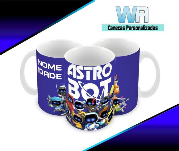 Caneca Polímero Astro Bot Personalizada