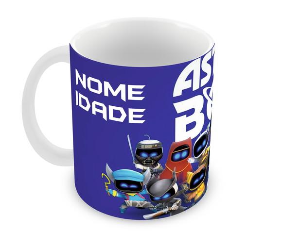 Caneca Polímero Astro Bot Personalizada