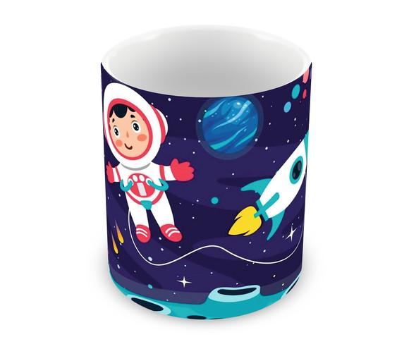 Caneca Polímero Astronauta Personalizada