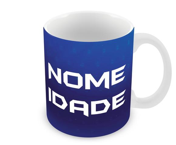 Caneca Polímero Astro Bot Personalizada