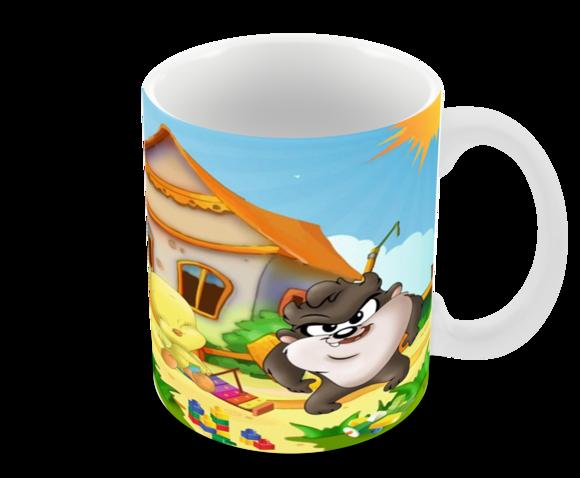 Caneca Polímero Baby Looney Tunes Personalizada