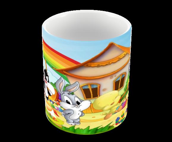 Caneca Polímero Baby Looney Tunes Personalizada