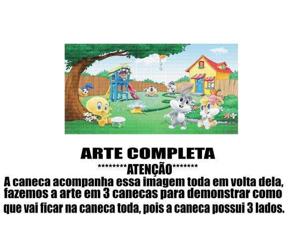 Caneca Polímero Baby Looney Tunes Personalizada
