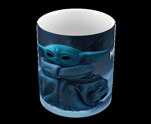 Caneca Polímero Baby Yoda Personalizada