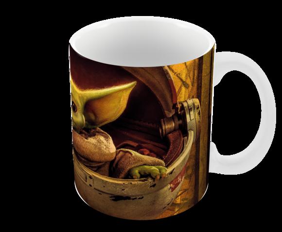 Caneca Polímero Baby Yoda Personalizada