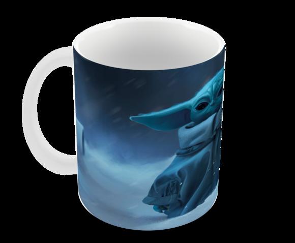 Caneca Polímero Baby Yoda Personalizada