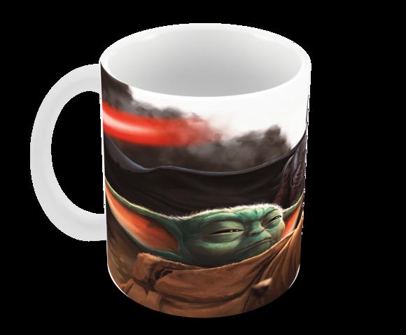 Caneca Polímero Baby Yoda Personalizada