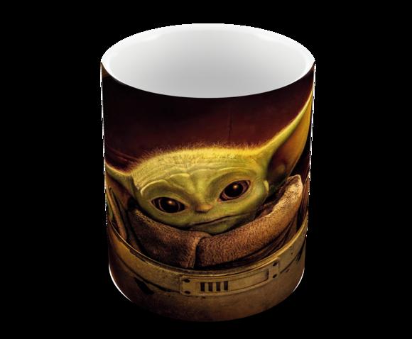 Caneca Polímero Baby Yoda Personalizada