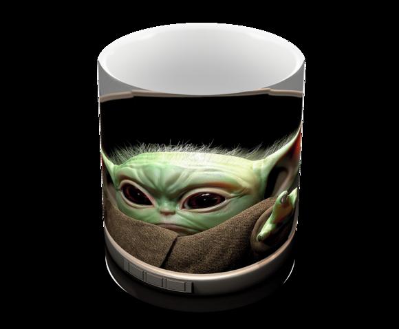 Caneca Polímero Baby Yoda Personalizada
