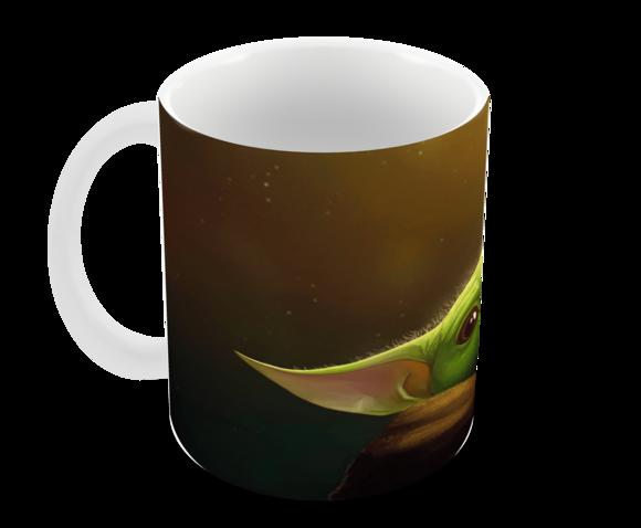 Caneca Polímero Baby Yoda Personalizada