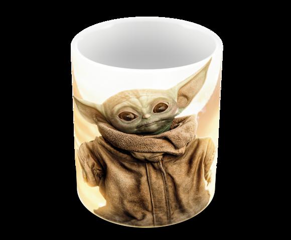 Caneca Polímero Baby Yoda Personalizada