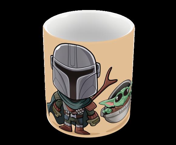 Caneca Polímero Baby Yoda Personalizada