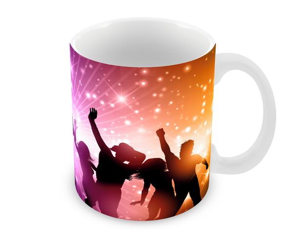 Caneca Polímero Balada Neon Personalizada