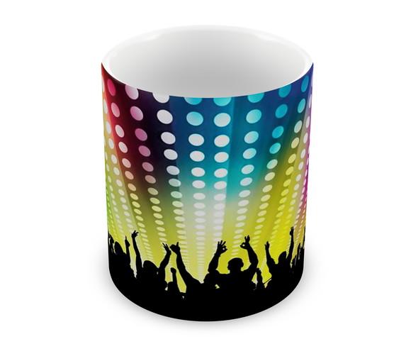 Caneca Polímero Balada Neon Personalizada