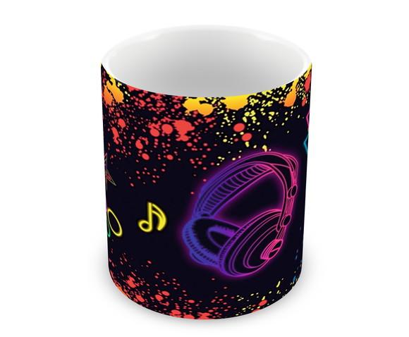 Caneca Polímero Balada Neon Personalizada