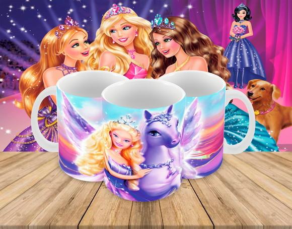 Caneca Polímero Barbie Personalizada