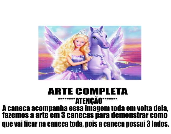 Caneca Polímero Barbie Personalizada