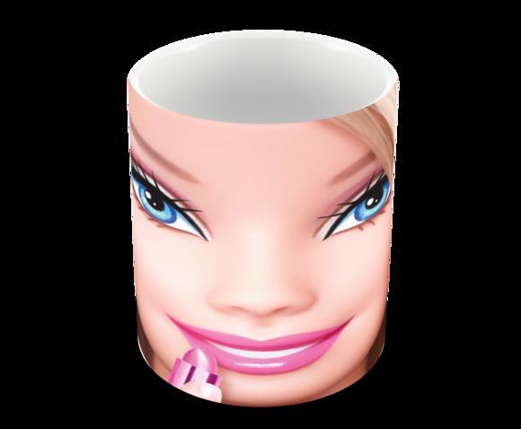 Caneca Polímero Barbie Personalizada
