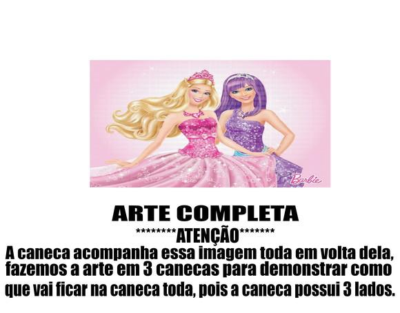 Caneca Polímero Barbie Personalizada