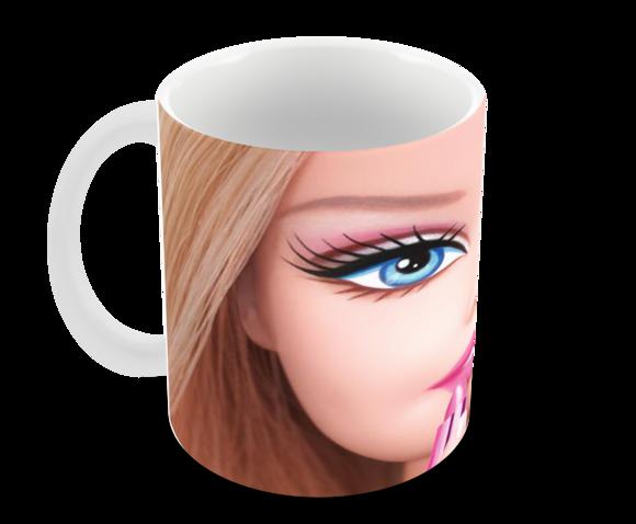 Caneca Polímero Barbie Personalizada