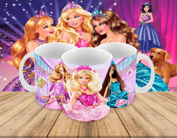 Caneca Polímero Barbie Personalizada