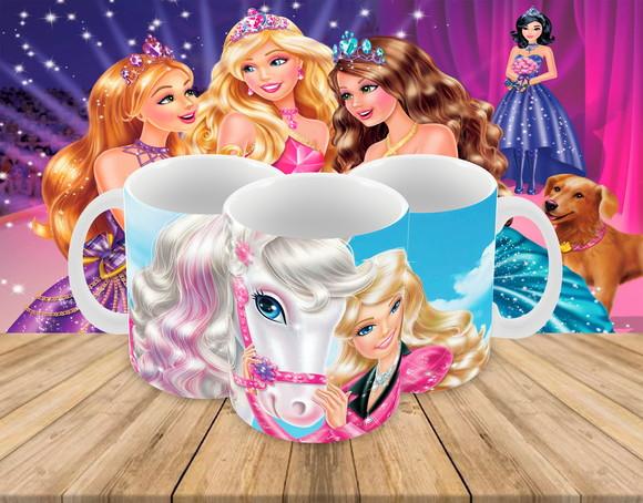 Caneca Polímero Barbie Personalizada