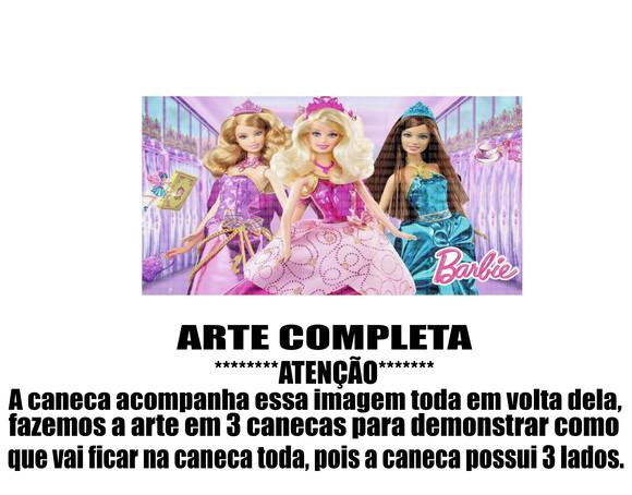Caneca Polímero Barbie Personalizada