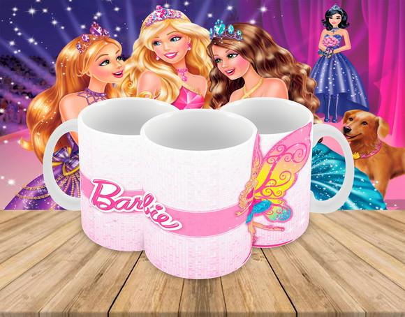 Caneca Polímero Barbie Personalizada