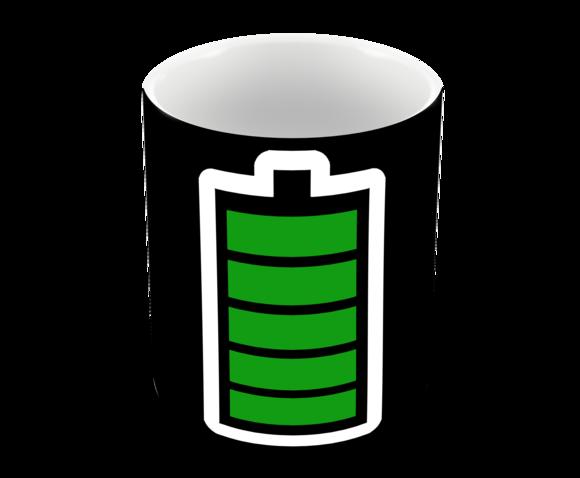 Caneca Polímero Bateria de Celular Personalizada
