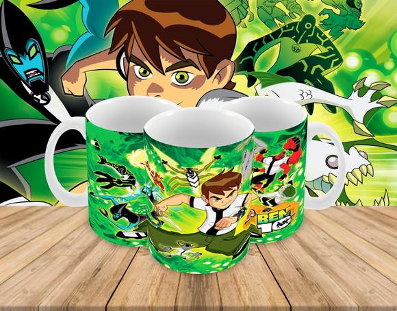 Caneca Polímero Ben 10 Personalizada