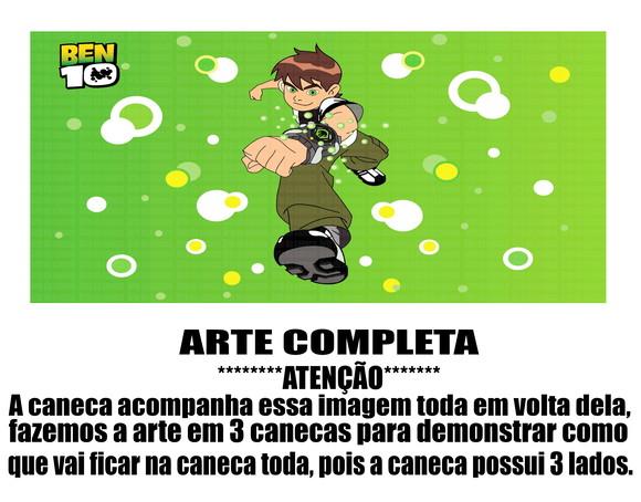 Caneca Polímero Ben 10 Personalizada