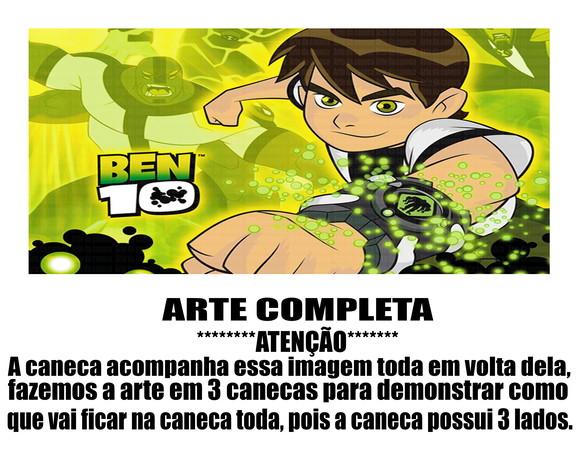 Caneca Polímero Ben 10 Personalizada