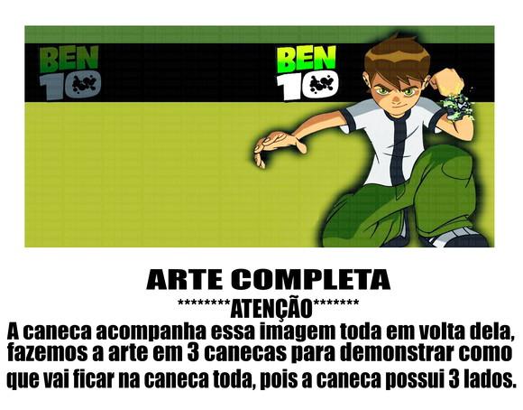 Caneca Polímero Ben 10 Personalizada