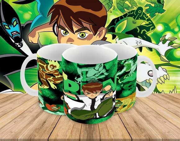 Caneca Polímero Ben 10 Personalizada