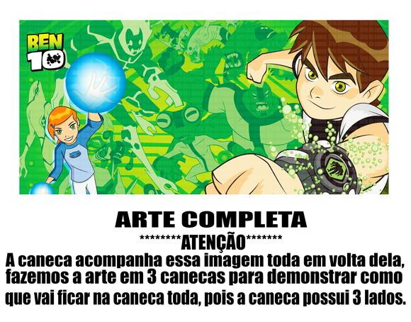 Caneca Polímero Ben 10 Personalizada