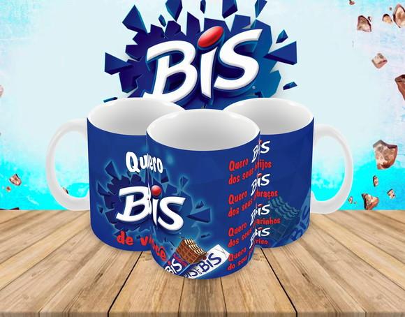 Caneca Polímero Bis Chocolate Personalizada