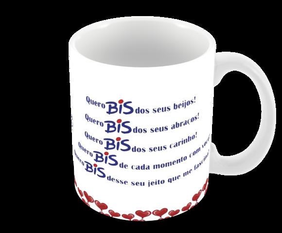 Caneca Polímero Bis Chocolate Personalizada