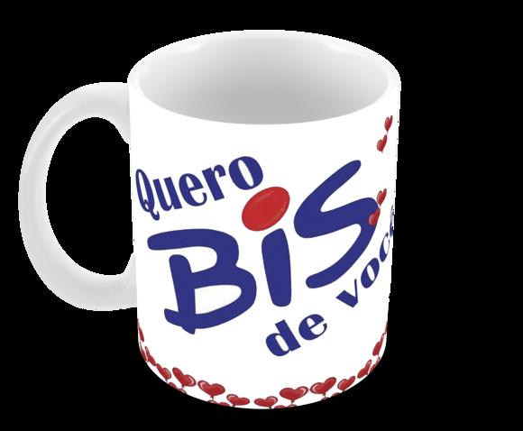 Caneca Polímero Bis Chocolate Personalizada