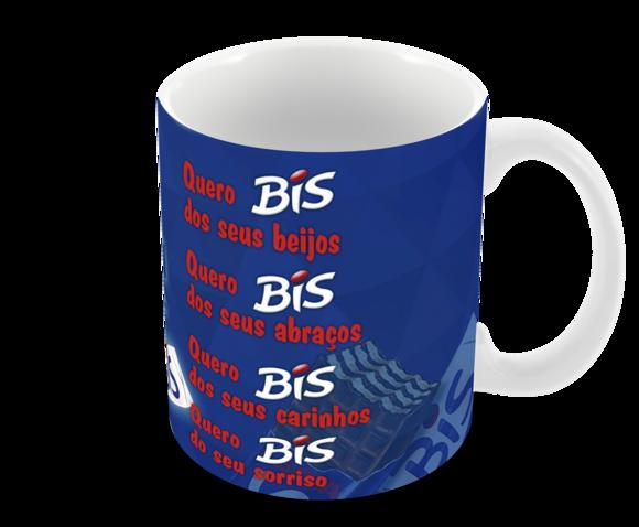 Caneca Polímero Bis Chocolate Personalizada