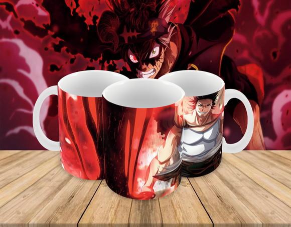 Caneca Polímero Black Clover Personalizada